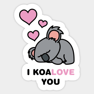 I Koalove You Sticker